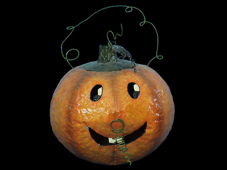 Metal Halloween Pumpkin