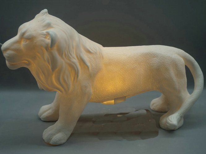 Ceramic Lion figurine